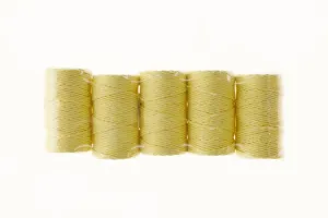 Sznurek ozdobny, pastel żółty 50m Tierra
