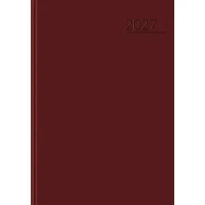 Kalendarz książkowy (terminarz) Basic 2027 bordowy A5 Top 2000 (400213582)