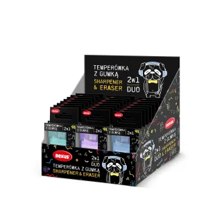 Gumka do mazania +temperówka Rexus (6202)