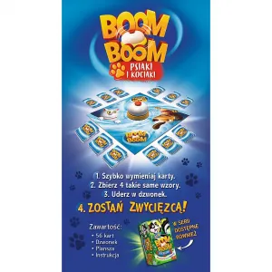 Gra planszowa Trefl boom boom Psiaki i Kociaki (01909)