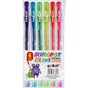 Długopis żelowy Fun&Joy fluorescencyjny (FJ-G06F)
