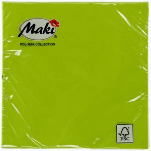 Serwetki Pol-mak - zielony 330mm x 330mm (26)