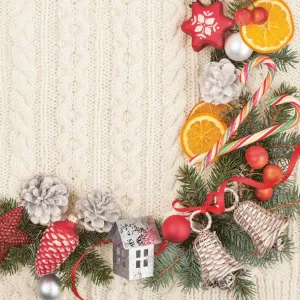 Serwetki Pol-mak gwiazdka - mix 330mm x 330mm (Sd GW)