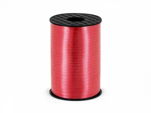 Wstążka Partydeco plastikowa czerwona, 5mm/225m 5mm (PRP5-007)