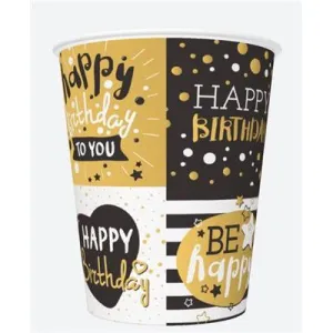 Kubek jednorazowy daisy papier 250ml Pol-mak (01)