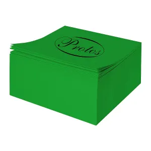 Kostka papierowa Protos Origami - zielony 84mm x 84mm x 30mm