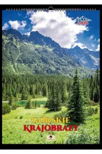 Kalendarz ścienny NA SPIRALI GÓRSKIE KRAJOBRAZY A4 Pan Kalendarzyk (KS A4 V.4)