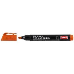 Marker permanentny Toma, brązowy okrągła końcówka