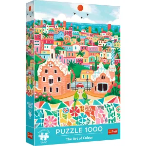 Puzzle The Art of Colour Premium Plus Barcelona, Hiszpania 1000 el. Trefl (10894)