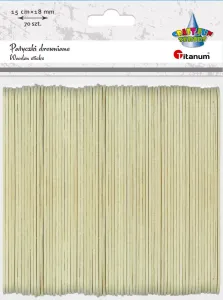 Ozdoba drewniana Craft-Fun Series patyczki Titanum (BG005)