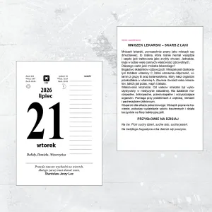 Kalendarz ścienny ZDZIERAK KUCHNIA POLSKA A6 Press