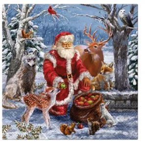 Serwetki Paw Lunch BN Santa`s Gifts - mix nadruk 330mm x 330mm (SDL231900)