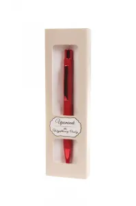 Długopis Zenith 4 ETUI GB CITY czerwony 5907464223981 wkład niebieski 1,0mm Cresco (750036_2)