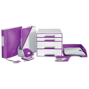 Szuflada na dokumenty Wow Plus fioletowy polistyren PS [mm:] 255x70x 357 Leitz (52263062)