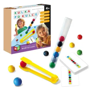 Gra edukacyjna MONTESSORI -  KULKA PO KULCE Multigra