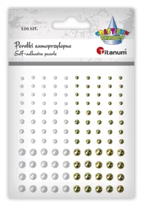 Kryształki Craft-Fun Series perełki mix Titanum (24CY0324 (white,gold))