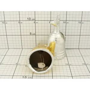 Ozdoba świąteczna One Dollar dzwonek ceramiczny (226333)