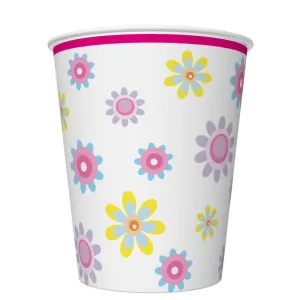 Kubek jednorazowy daisy papier 250ml Pol-mak (01)