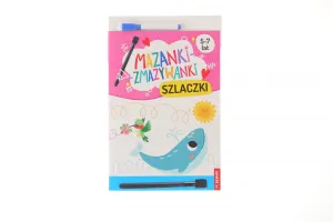 Książeczka edukacyjna Mazanki-zmazywanki. Kolorowe szlaczki. Ćwiczenia z pisakiem Demart