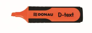 Zakreślacz Donau D-Text, pomarańczowy 1,0-5,0mm (7358001PL-12)