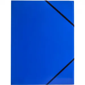 Teczka kartonowa na gumkę Tetis A4 kolor: niebieski 320mm x 240mm (BT600-N)