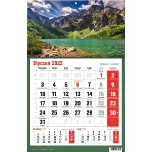 Kalendarz ścienny Avanti trójdzielne (5901769620582)