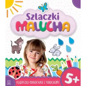 Książeczka edukacyjna Aksjomat Szlaczki malucha 5+. Książeczka edukacyjna z naklejkami (2691)