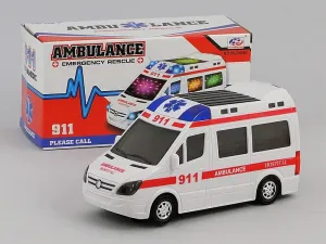 Ambulans Adar na baterie, światła 3D, muzyka (463462)