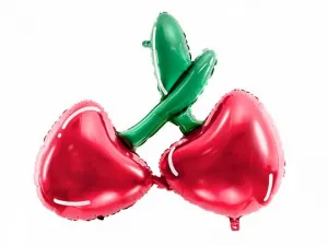 Balon foliowy Partydeco Wiśnie, 88x73cm, mix 29cal (FB66)