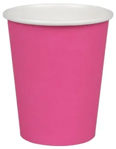 Kubek jednorazowy rózowy papierowy papier 250ml (nd) (132662)