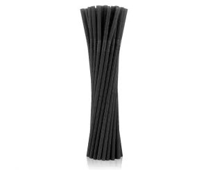 Słomka łamane wielokrotnego użytku, czarne 5x210mm 500 szt Godan (RW-LCZ5)