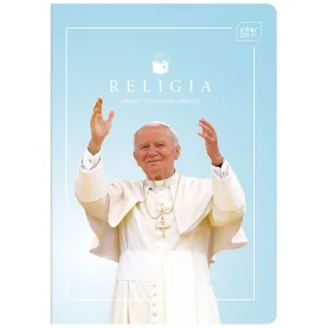 Zeszyt tematyczny A5 Jan Paweł II/Franciszek RELIGIA 60k. 70g krata Interdruk (ZE60RELMIX)