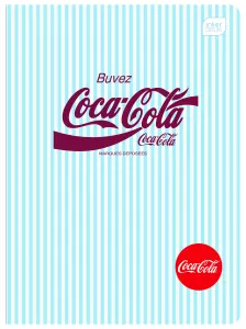Zeszyt SOFT TOUCH COCA COLA A5 80k. 70g krata Interdruk