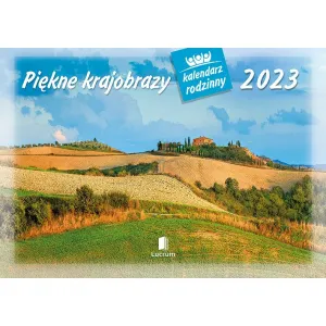 Kalendarz ścienny Piękne krajobrazy Lucrum rodzinny 2023 280mm x 200mm (WL04)