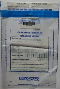 Koperta bezpieczna B4 deposack B4 transparentna [mm:] 255x360 A&G Koperty (2388) 500 sztuk