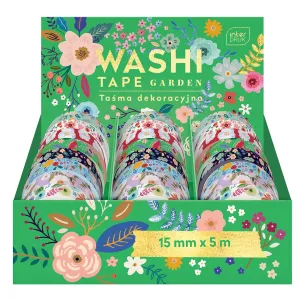 Taśma ozdobna taśma samoprzylepna GARDEN  5M 15x5 [mm x m] mix Interdruk (5902277325884)