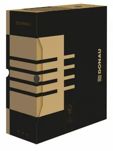 Pudło archiwizacyjne Donau A4 - brązowy 120mm x 340mm x 297mm (7662301FSC-02)