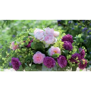 Kalendarz ścienny notatnikowy 2024 KOMPOZYCJA KWIATOWE 220mm x 490mm Lucrum (WN02)