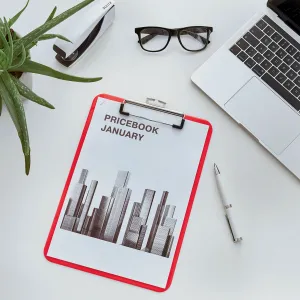 Deska z klipem (podkład do pisania) WOW A4 czerwona Leitz (39710026)