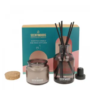 Świeczka ozdobna Zestaw prezentowy SHE - świeczka i dyfuzor zapachowy Pavoncella (8720935400998)