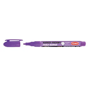 Marker specjalistyczny Toma kredowy, fiolet 1,5mm okrągła końcówka