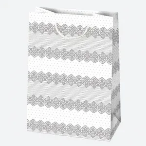 Torebka ozdobna z brokatem Pol-Mak mix wzorów 230x320x110 (T5B)