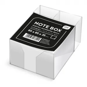 Kostka papierowa Interdruk - biały 85mm x 85mm x 35mm (KOSPAPBKUBD)