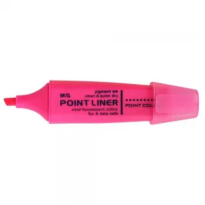 Zakreślacz Point Liner AHM21572 M&G zapachowy ścięta końcówka 1-4 mm różowy