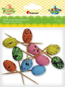 Ozdoba styropianowa Craft-Fun Series jajka na piku Titanum (22YX0904-2)