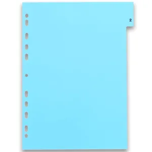 Przekładka numeryczna A4 mix 12k 1-12 [mm:] 225x300 Oxford (100204769)