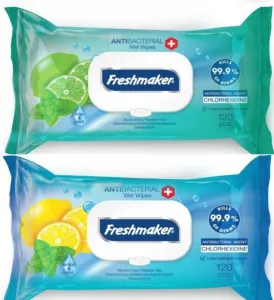 Chusteczki Freshmaker antybakteryjne 120 szt