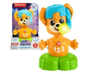 Zabawka edukacyjna LINK SQUAD LISEK MUZYCZNE PRZECIWIEŃSTWA Fisher Price (HYL37)