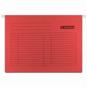 Teczka zawieszkowa A4 czerwony karton 230g Donau (7410905-04)