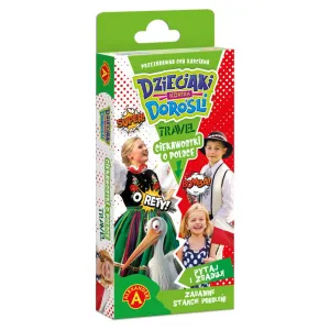 Gra planszowa Ciekawostki o Polsce Travel DZIECIAKI KONTRA DOROŚLI Alexander